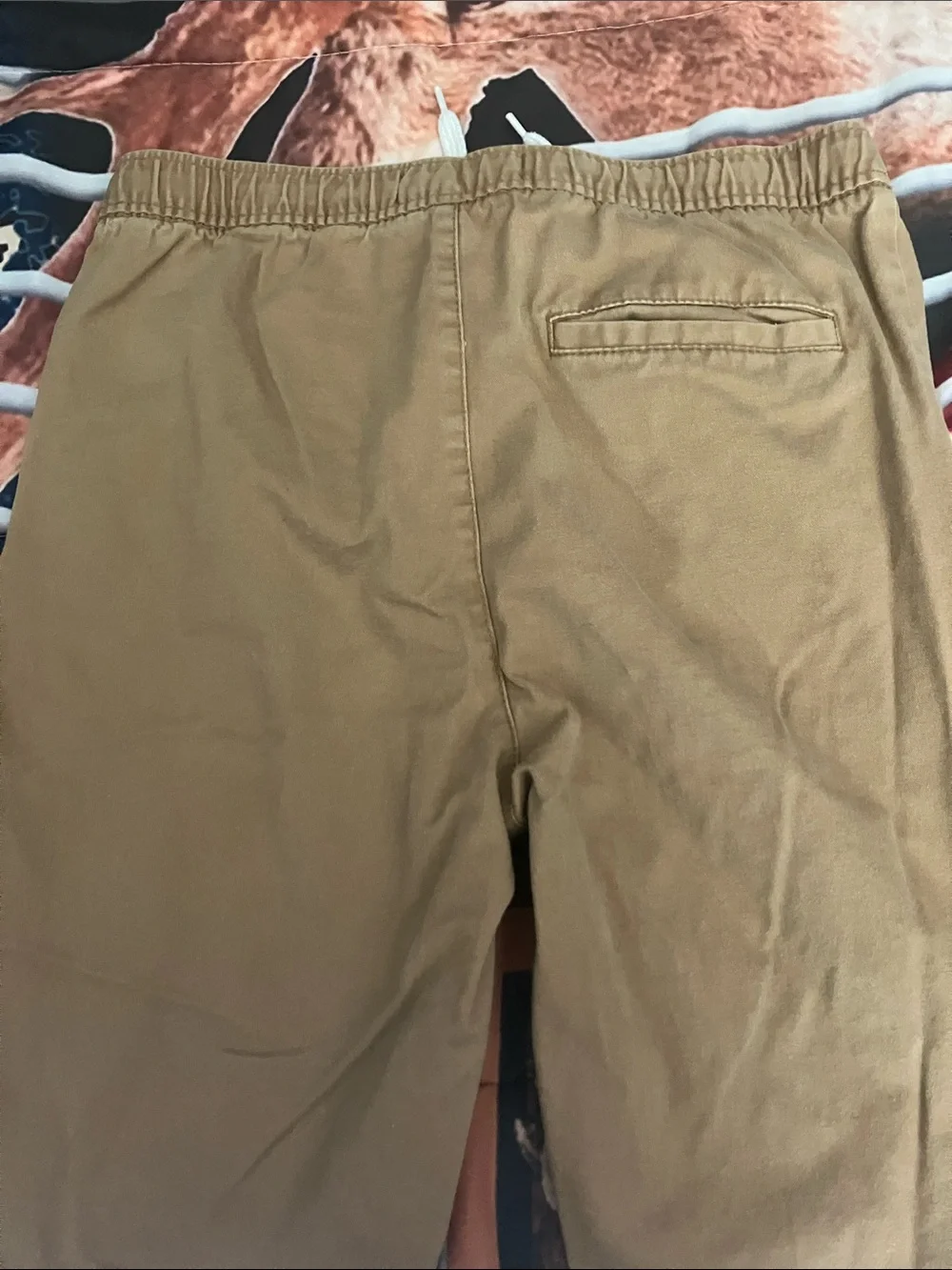 Old Navy Kids Tan Drawstring Chinos